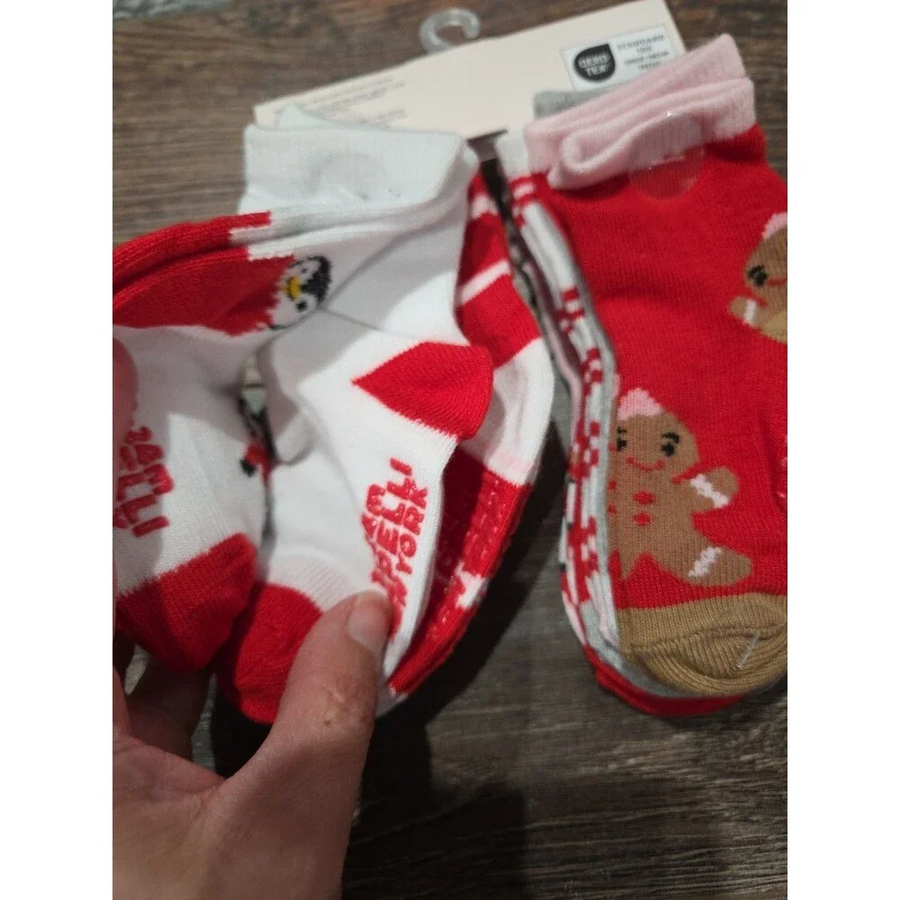 10 Pair CAPELLI CHRISTMAS SOCKS 2T-4T NWT B10